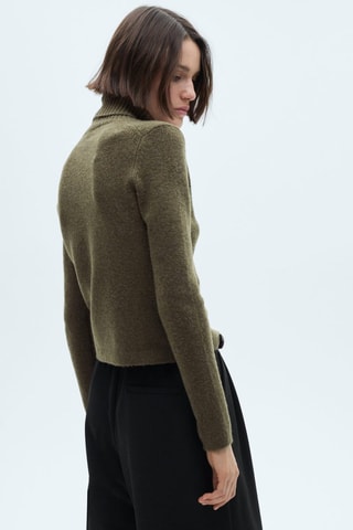 Pull-over à col roulé - Kaki