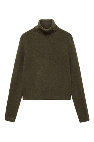 Pull-over à col roulé - Kaki