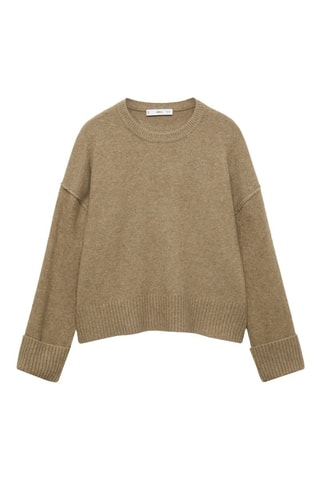 Pull-over manches à revers - Vert