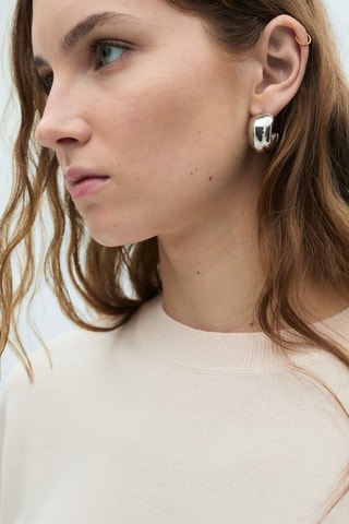 Pull maille soie mélangée - Rose pâle