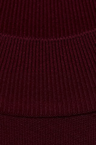 Pull-over maille fine manches courtes - Grenat