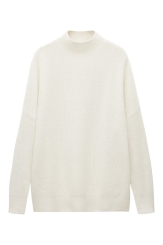 Pull-over en laine oversize - Ecru