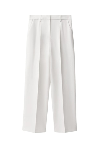 Pantalon de costume wideleg - Blanc