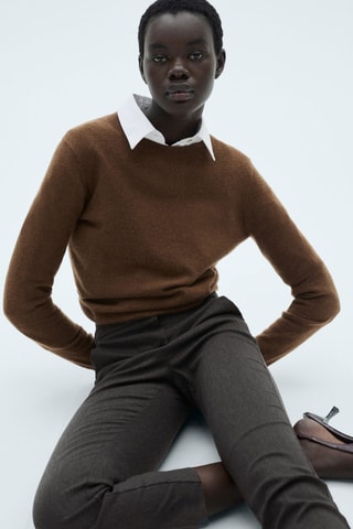 Pantalon skinny crop - Gris