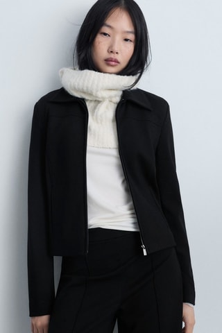 Pantalon wideleg ouvertures sur le bas - Noir