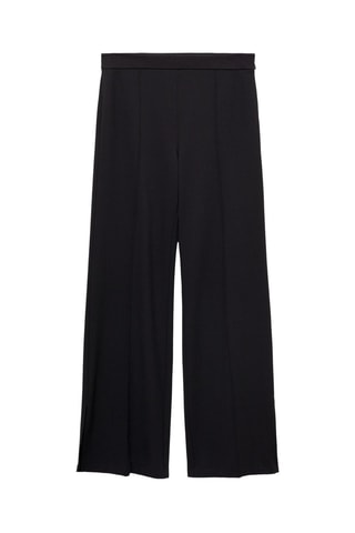 Pantalon wideleg ouvertures sur le bas - Noir
