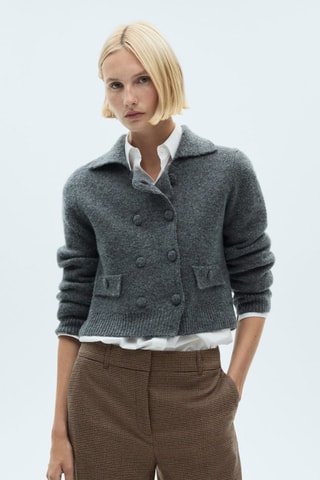 Pantalon wideleg taille normale - Marron