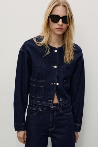 Jean Matilda droit rinse wash - Bleu