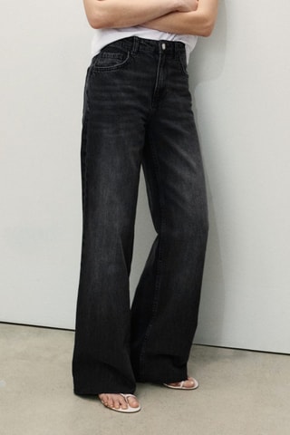 Jean Danila wideleg taille haute - Noir