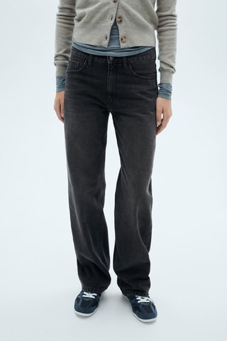 Jean droit taille normale - Noir