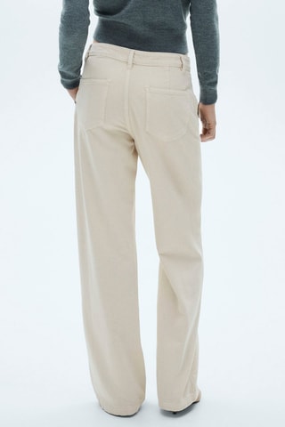 Jean Wideleg pinces - Écru