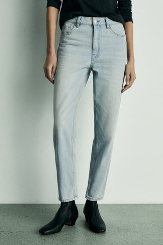 Jean Mom2000 mom taille haute - Bleu