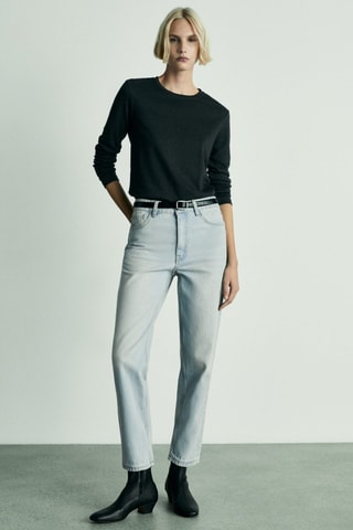 Jean Mom2000 mom taille haute - Bleu