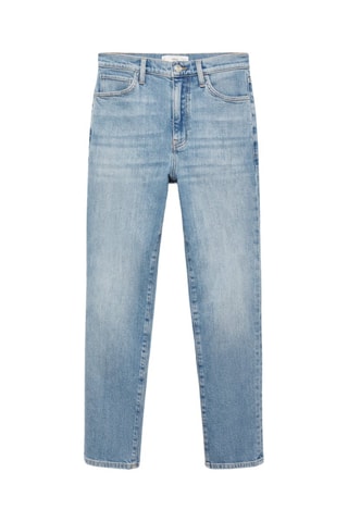 Jean Claudia slim crop - Bleu