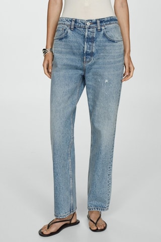 Jean loose style boyfriend - Bleu