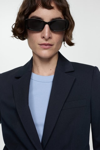 Veste costume cintrée - Bleu marine foncé