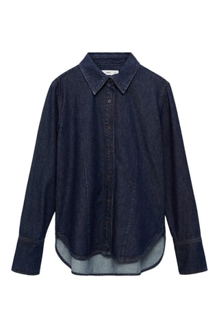 Chemise en jean rinse wash - Bleu