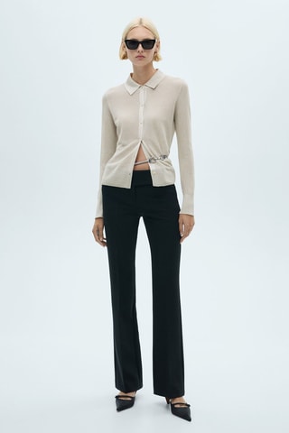 Chemise maille Lurex - Argenté