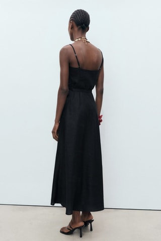 Chemise semi-transparente cloutée - Noir