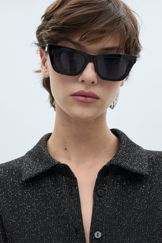 Chemise maille Lurex - Gris