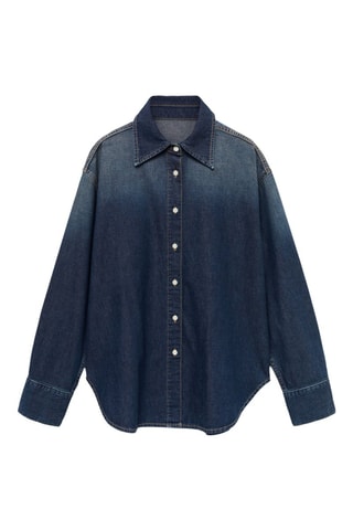 Chemise jean oversize - Bleu marine
