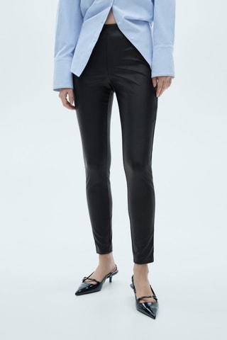 Leggings simili-cuir - Noir