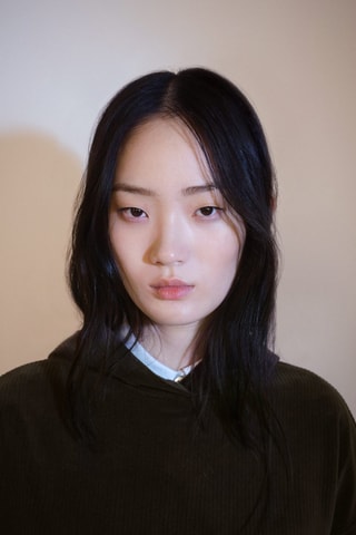 Sweat-shirt capuche velours côtelé - Kaki