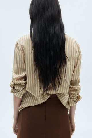 Jupe courte laine - Marron