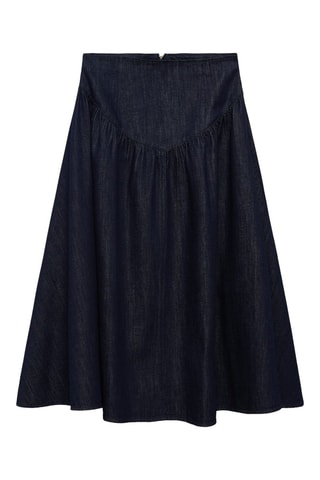 Jupe denim évasée - Bleu