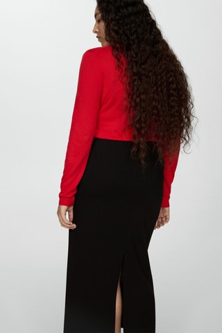 Jupe crayon longue - Noir