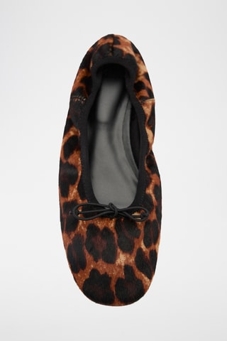 Ballerines en cuir - Noir