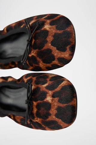 Ballerines en cuir - Noir