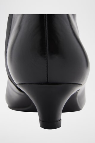 Bottines en cuir - Noir