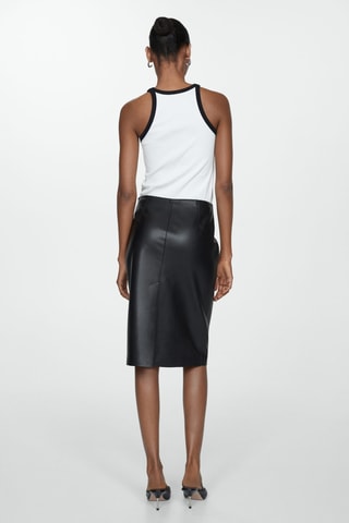 Jupe midi - Noir