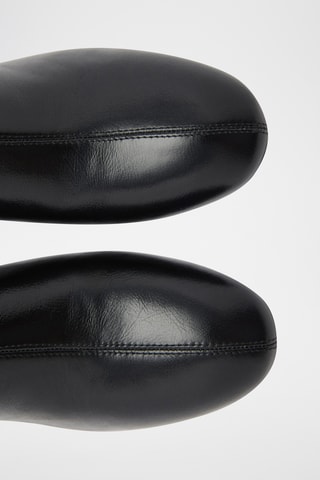 Bottines en cuir - Noir