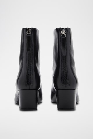 Bottines en cuir - Noir