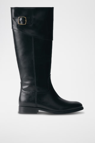 Bottes en cuir - Noir