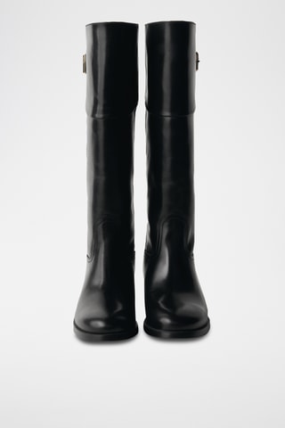 Bottes en cuir - Noir