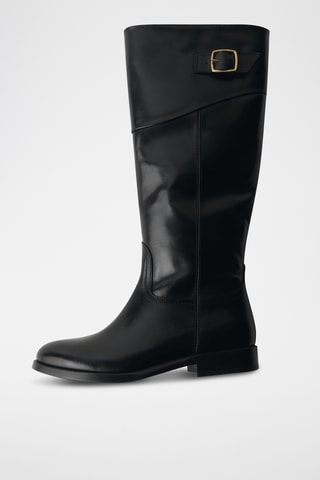 Bottes en cuir - Noir