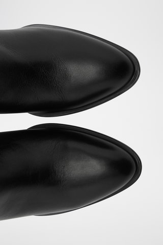 Bottes en cuir - Noir