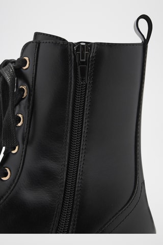 Bottines en cuir - Noir