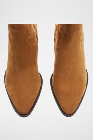Bottines en cuir - Marron