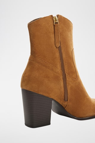 Bottines en cuir - Marron