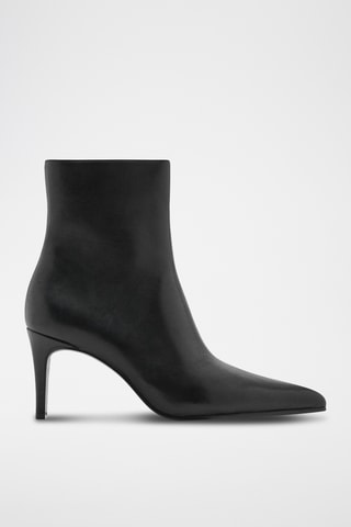 Bottines en cuir de chèvre - Noir