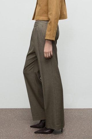 Pantalon wideleg - Vert