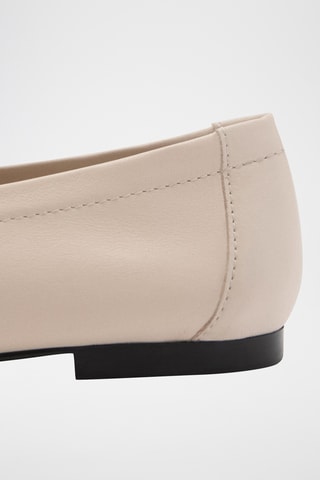 Mocassins en cuir - Beige