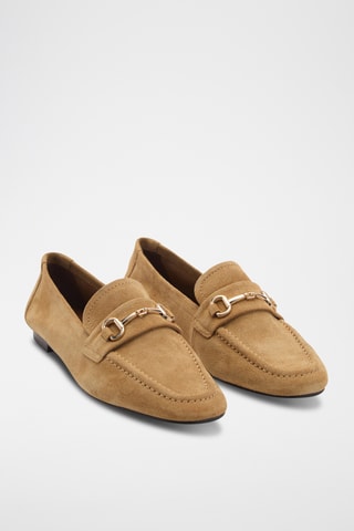 Mocassins en cuir - Marron