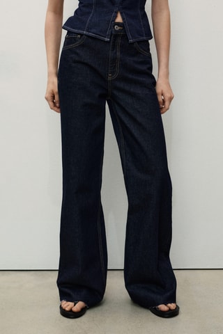 Jean wideleg - Bleu