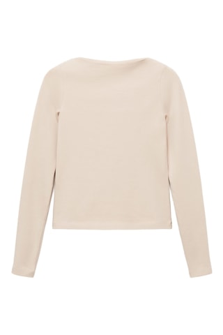 T-shirt slim - Gris clair