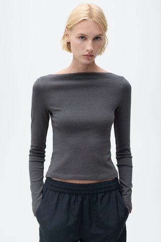 T-shirt slim - Anthracite